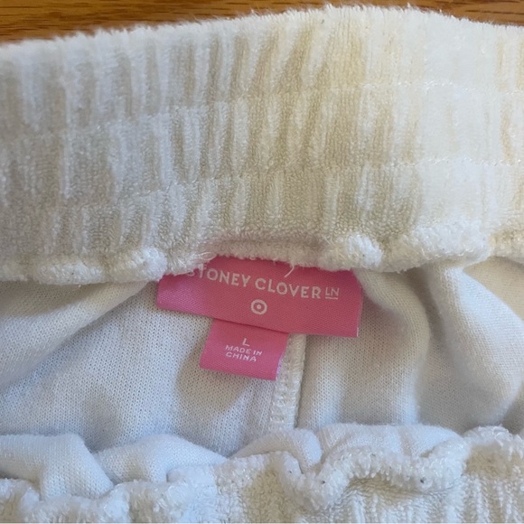 Stoney Clover x Target White Terry Cloth Quarter Zip + Shorts Set - Picture 5 of 5